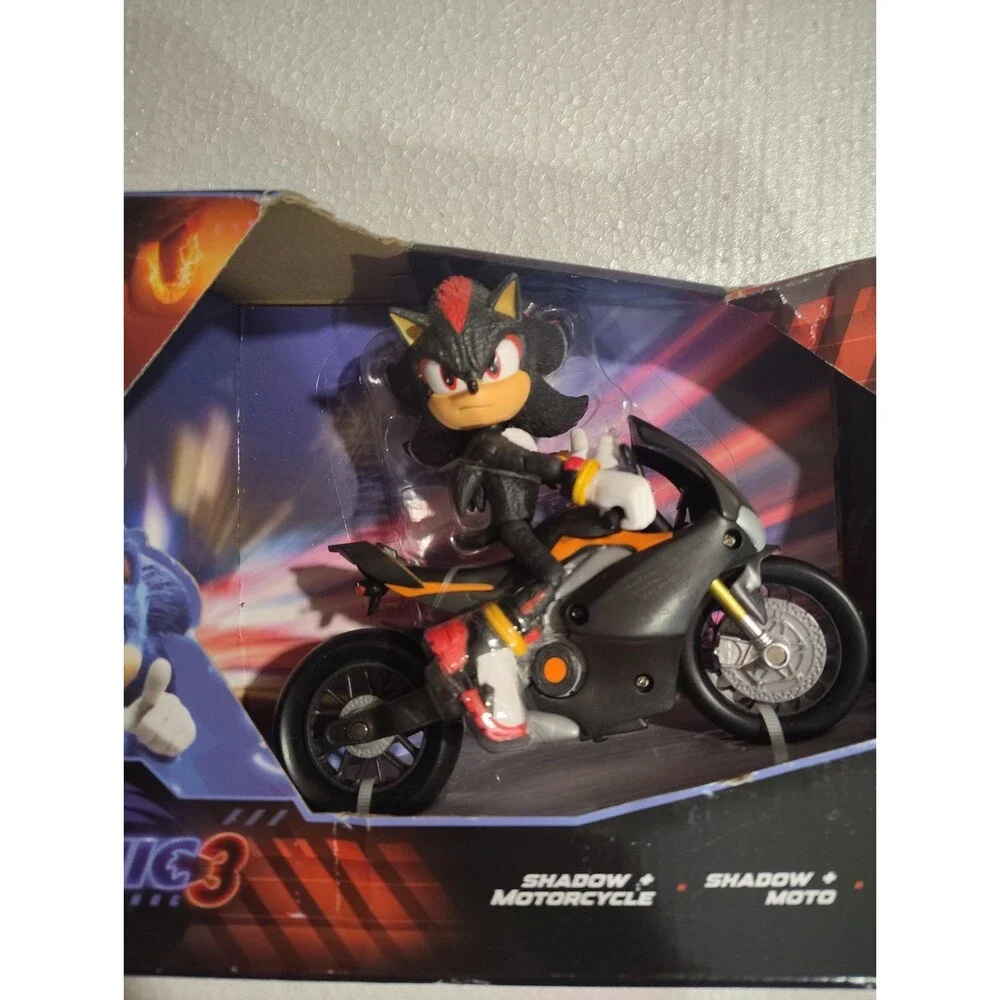 Shadow Motorcycle Sonic the Hedgehog 3 Movie Jakks Pacific SEGA NIB